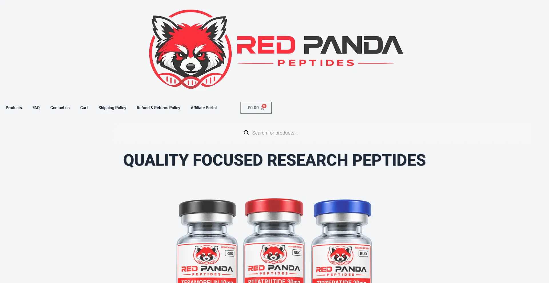 Redpandapeptides.co.uk