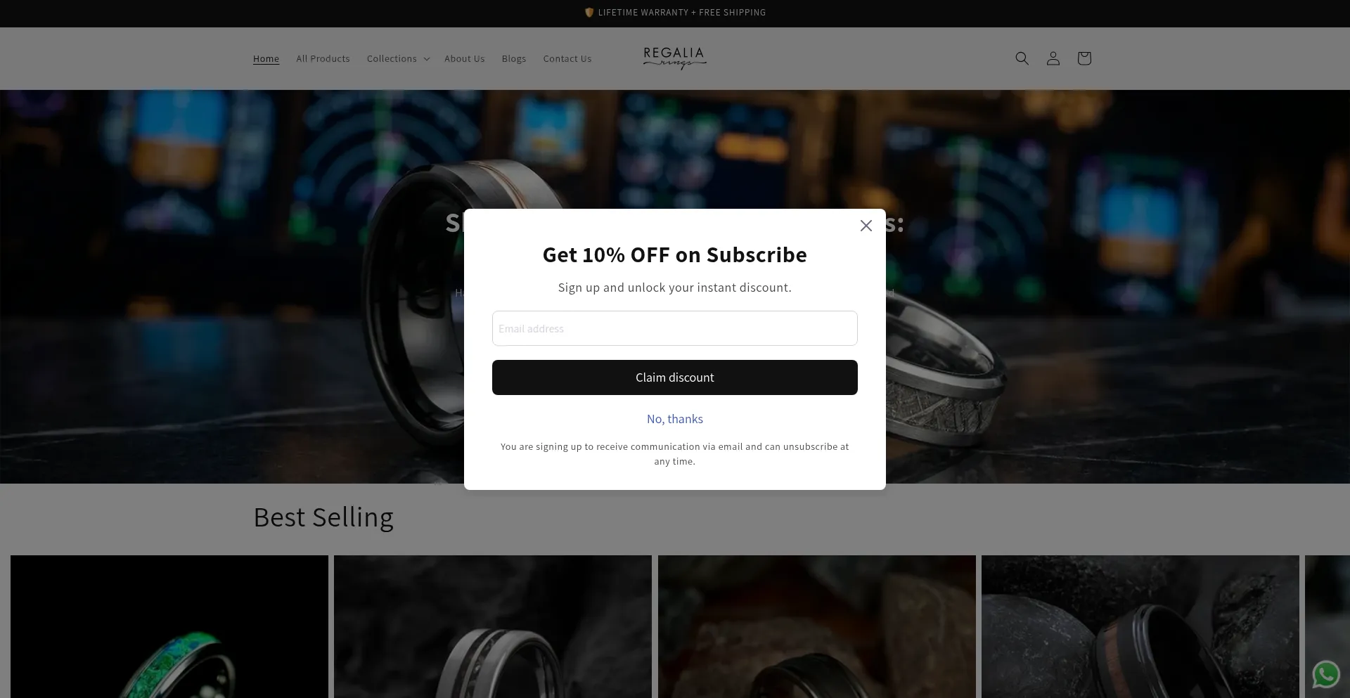 Regaliarings.com