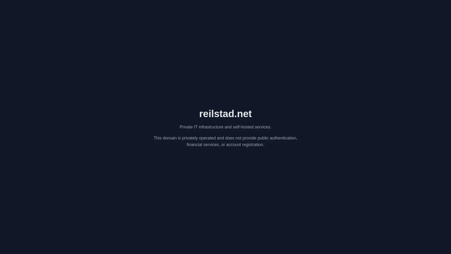 Reilstad.net