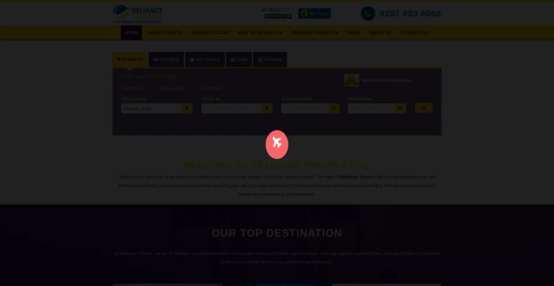 Reliancetravels.co.uk