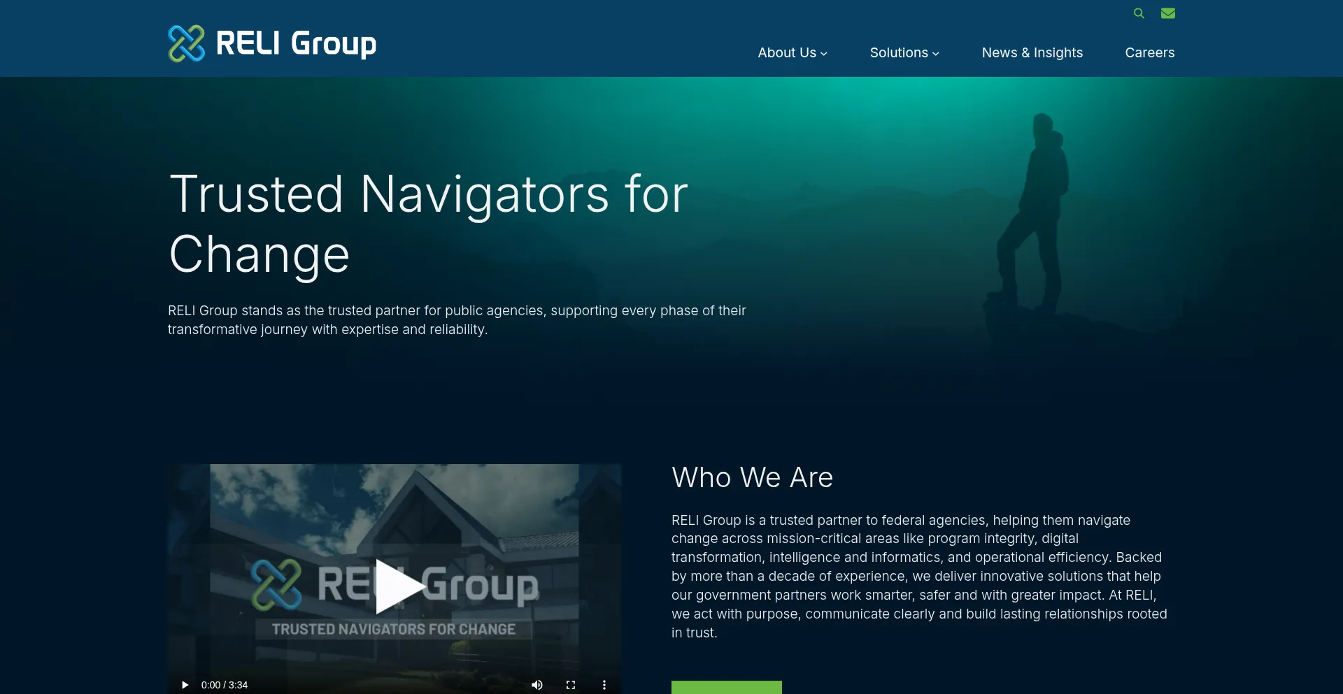 Website screenshot of Religroupinc.com