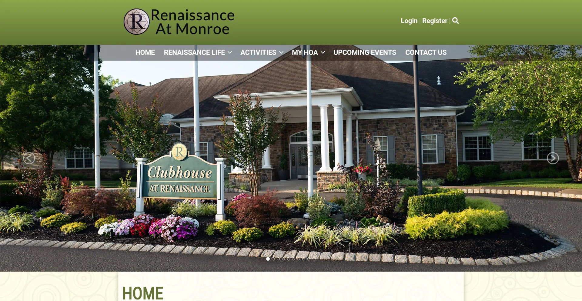 Website screenshot of Renatmonroe.org