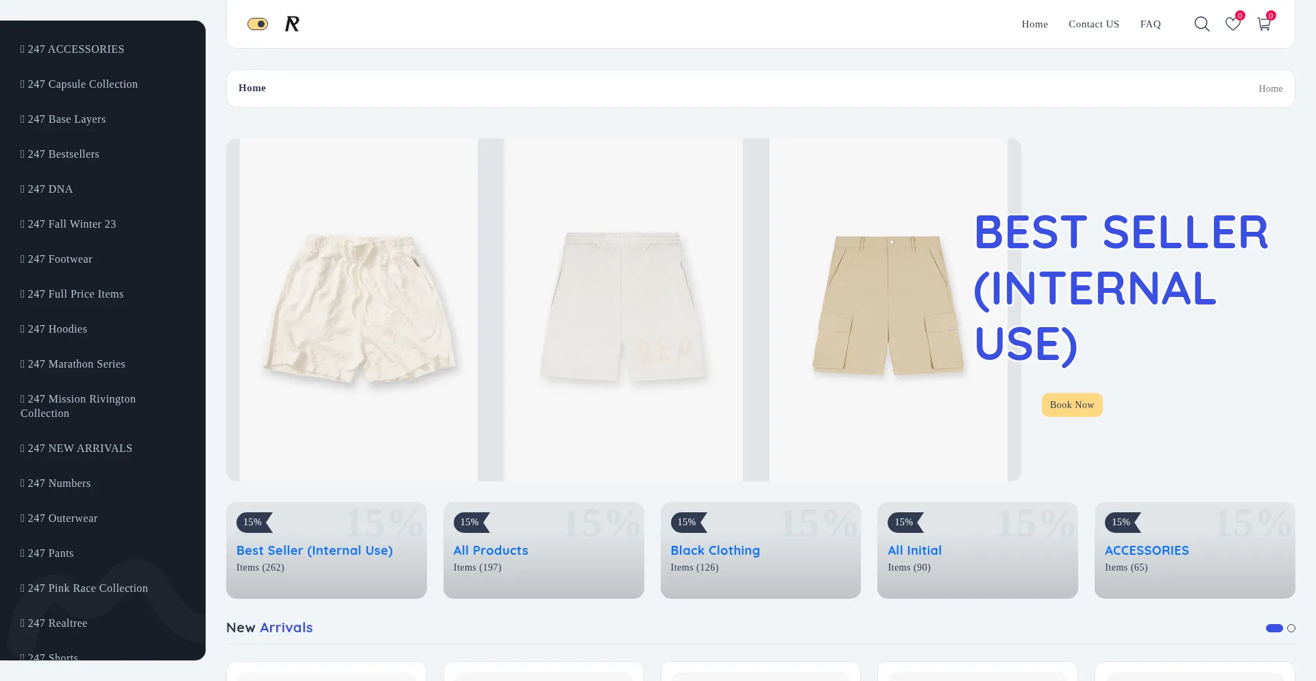 Website screenshot of Represaentclo.shop