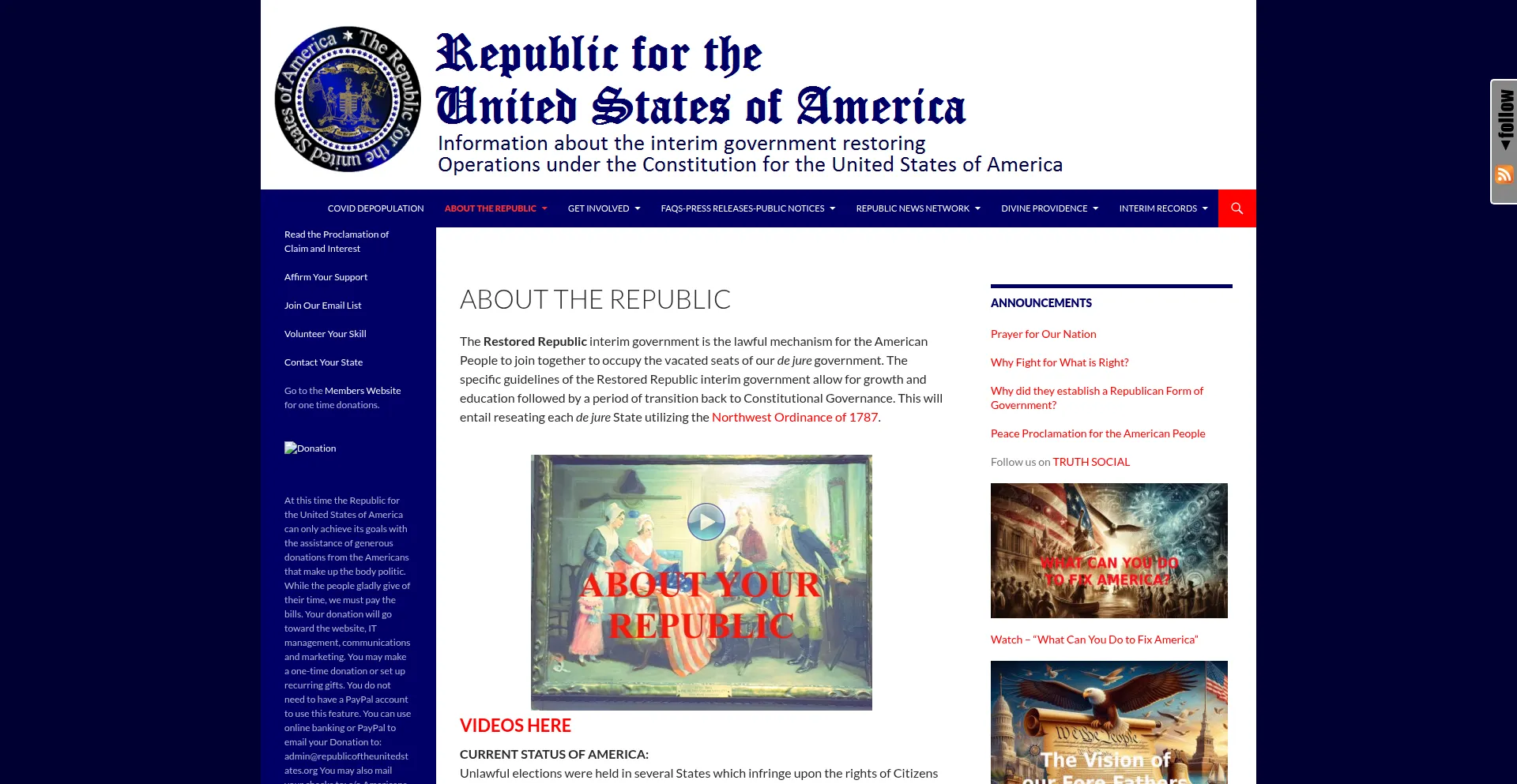 Republicfortheunitedstatesofamerica.org