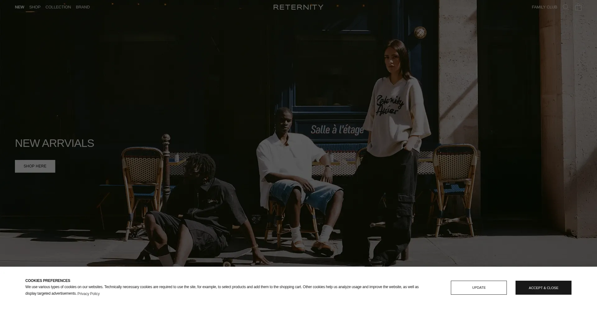 Website screenshot of Reternity.de