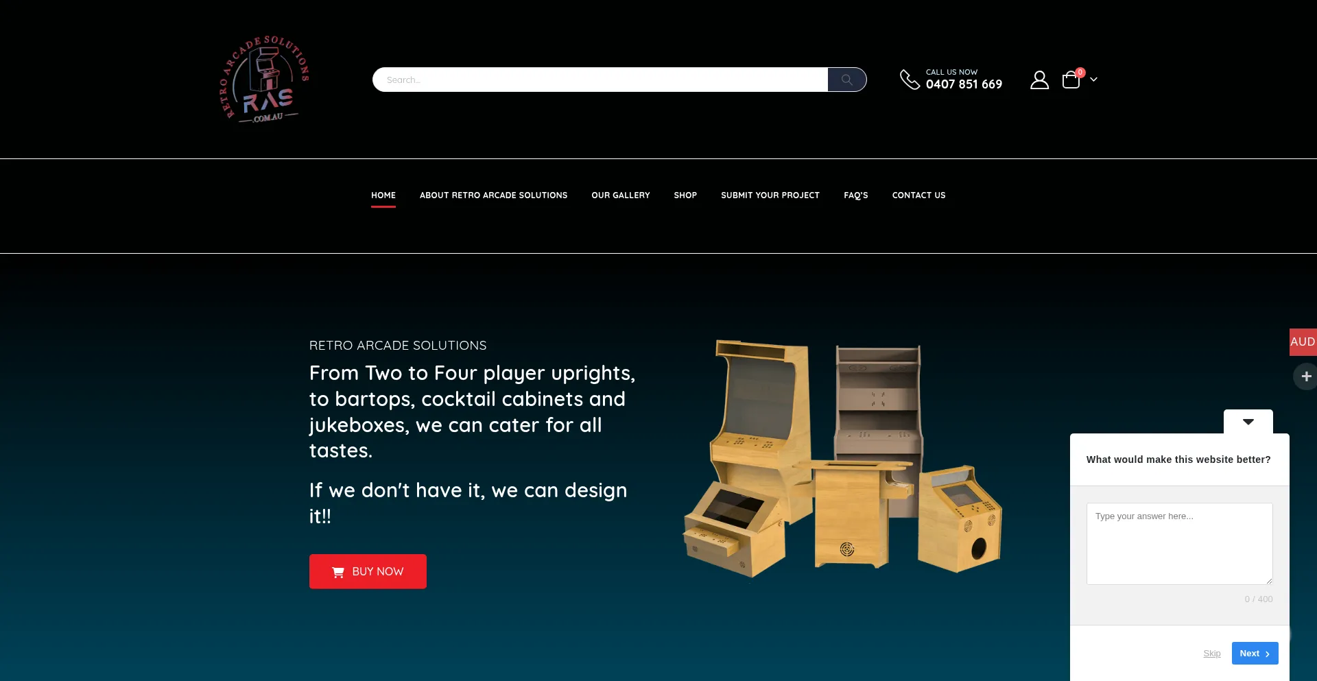 Retroarcadesolutions.com.au