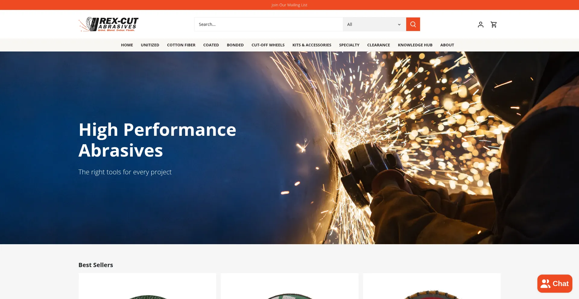 Website screenshot of Rexcut.shop