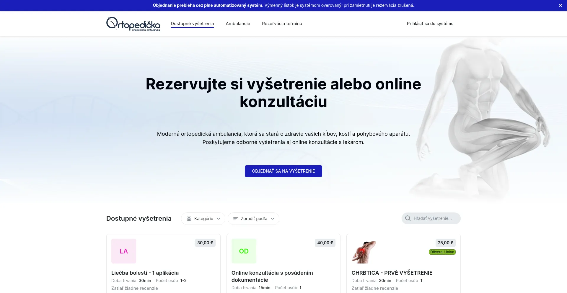 Rezervacie.ortopedicka.sk