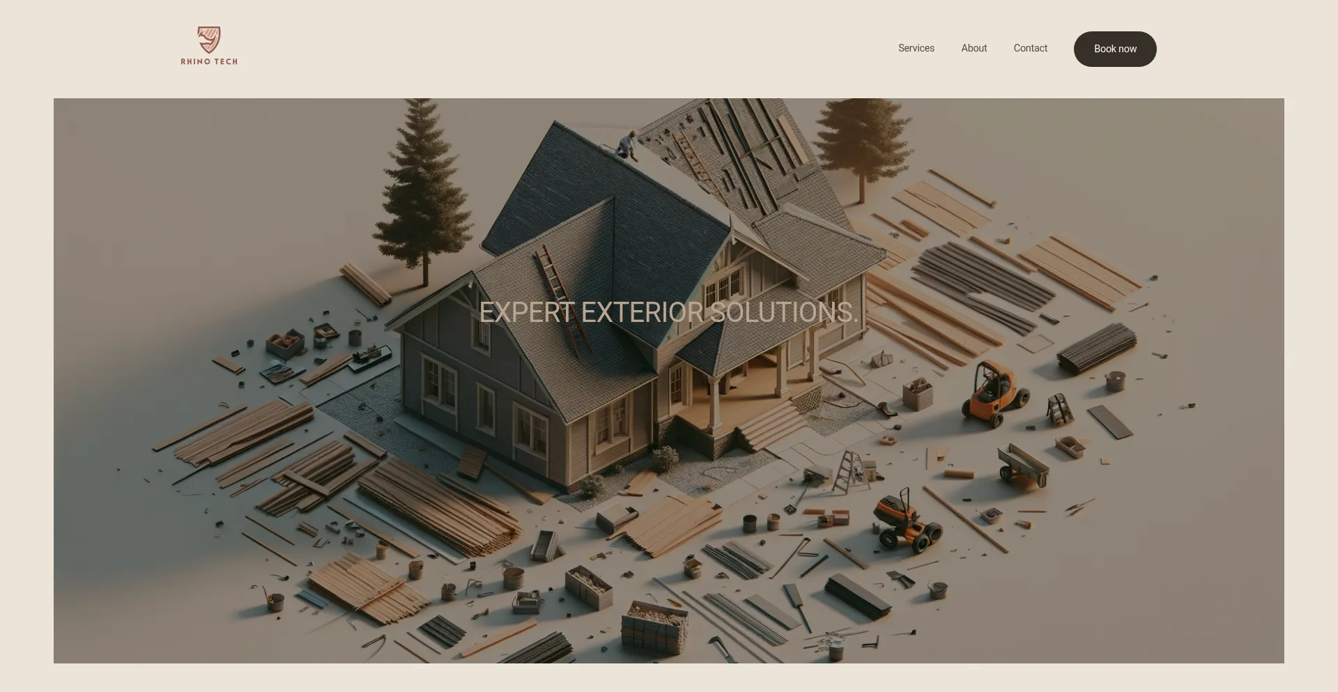 Website screenshot of Rhinotechusa.com