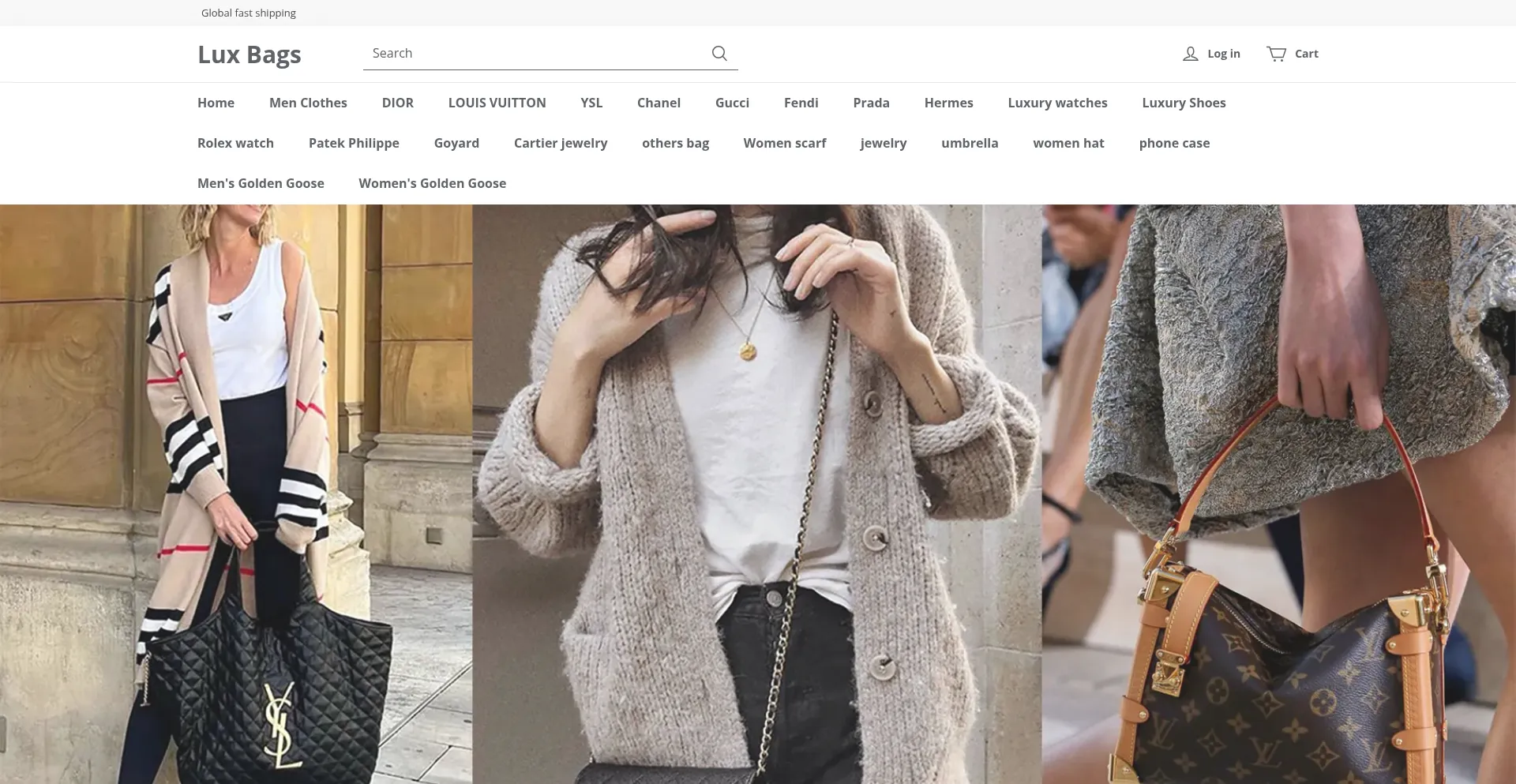 Website screenshot of Rhude-us.com