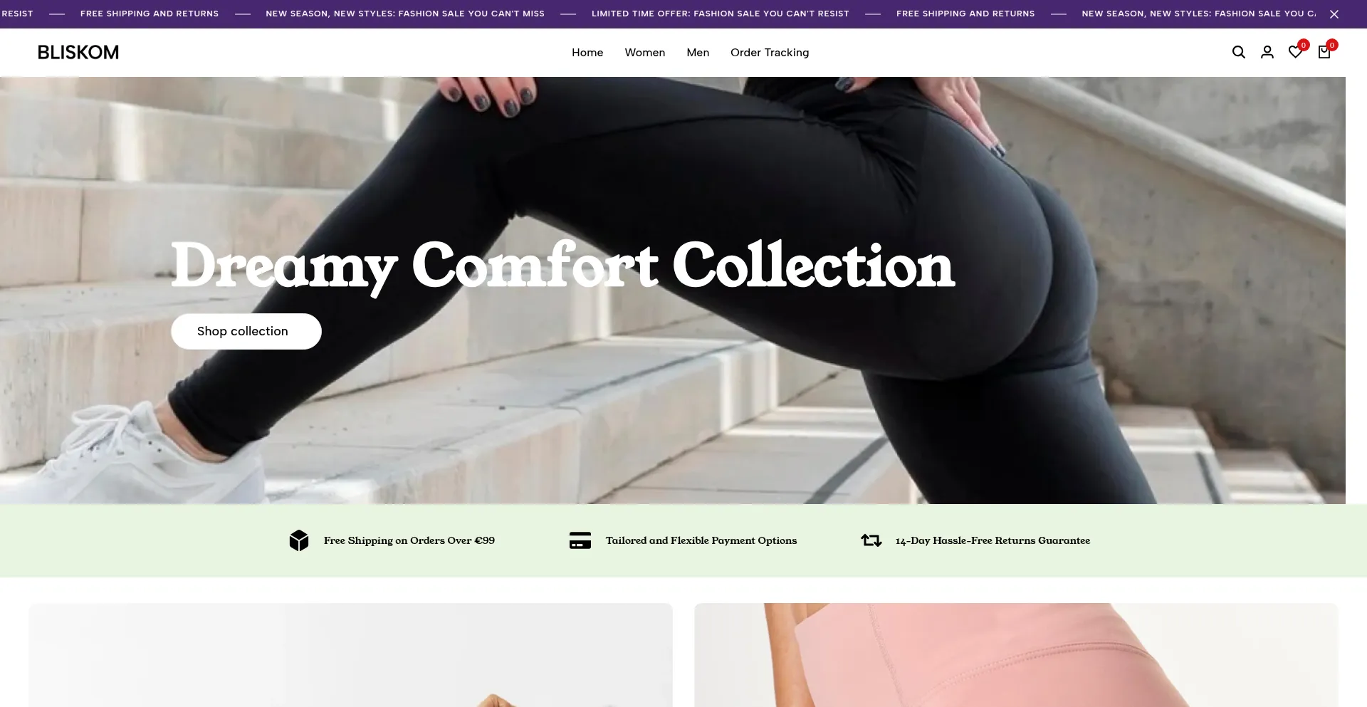 Website screenshot of Ribaudostore.com