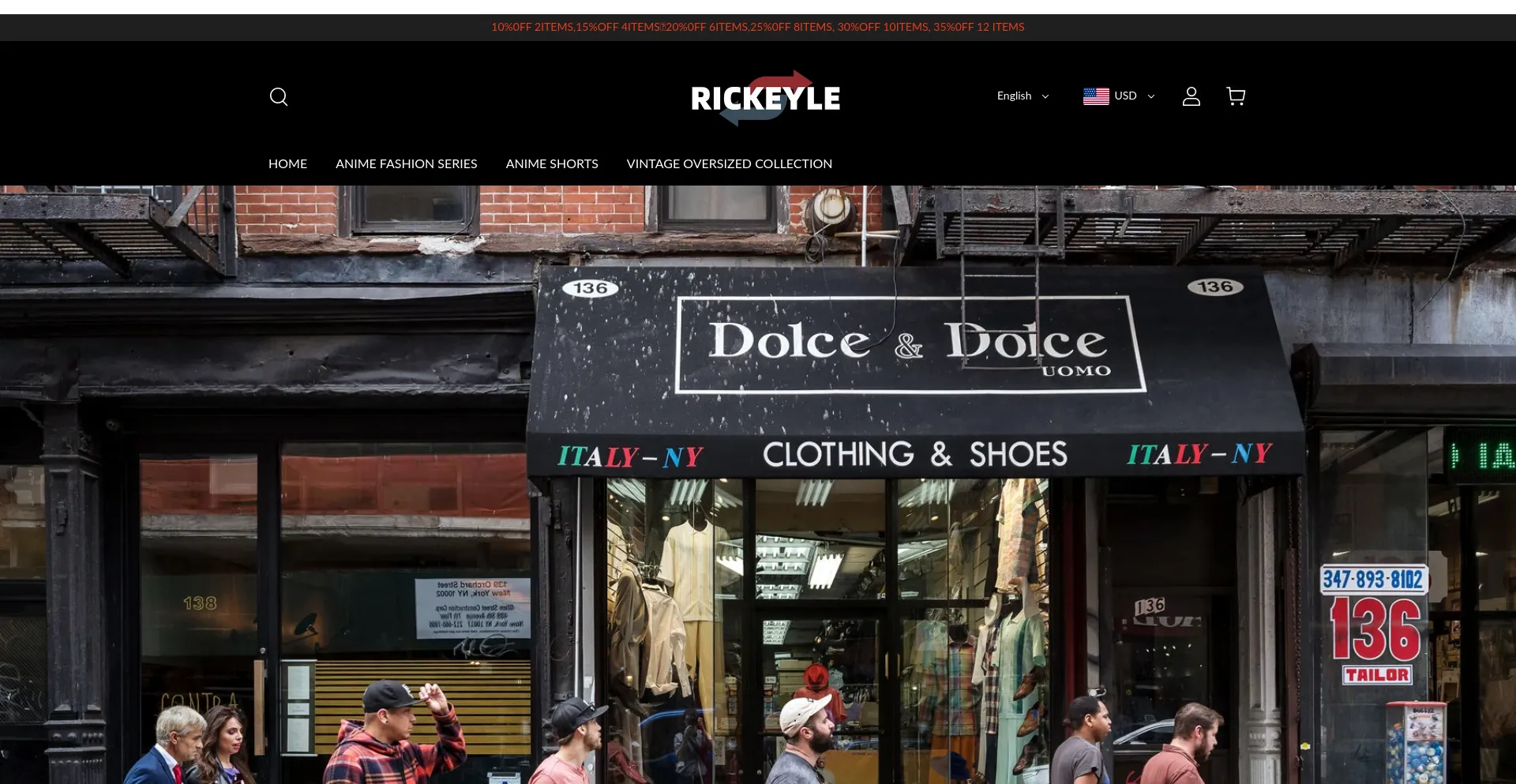 Website screenshot of Rickeyle.com