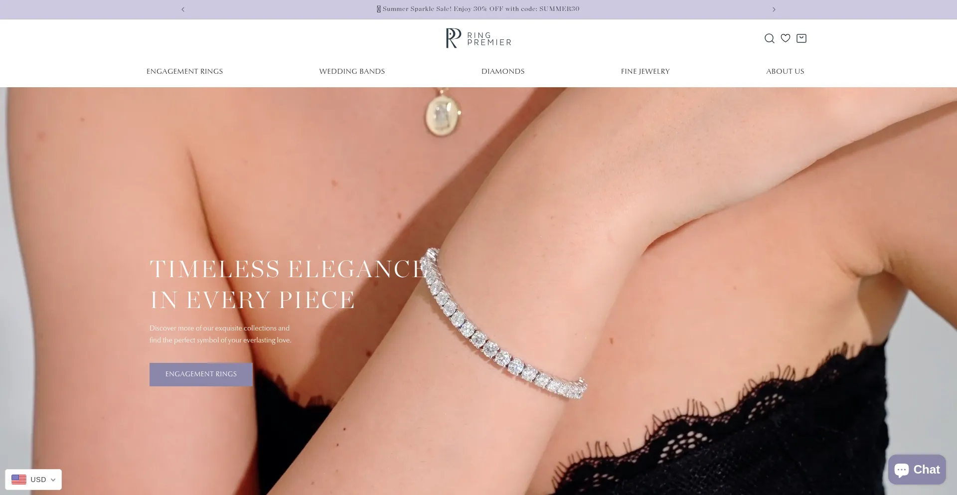 Website screenshot of Ringpremier.com