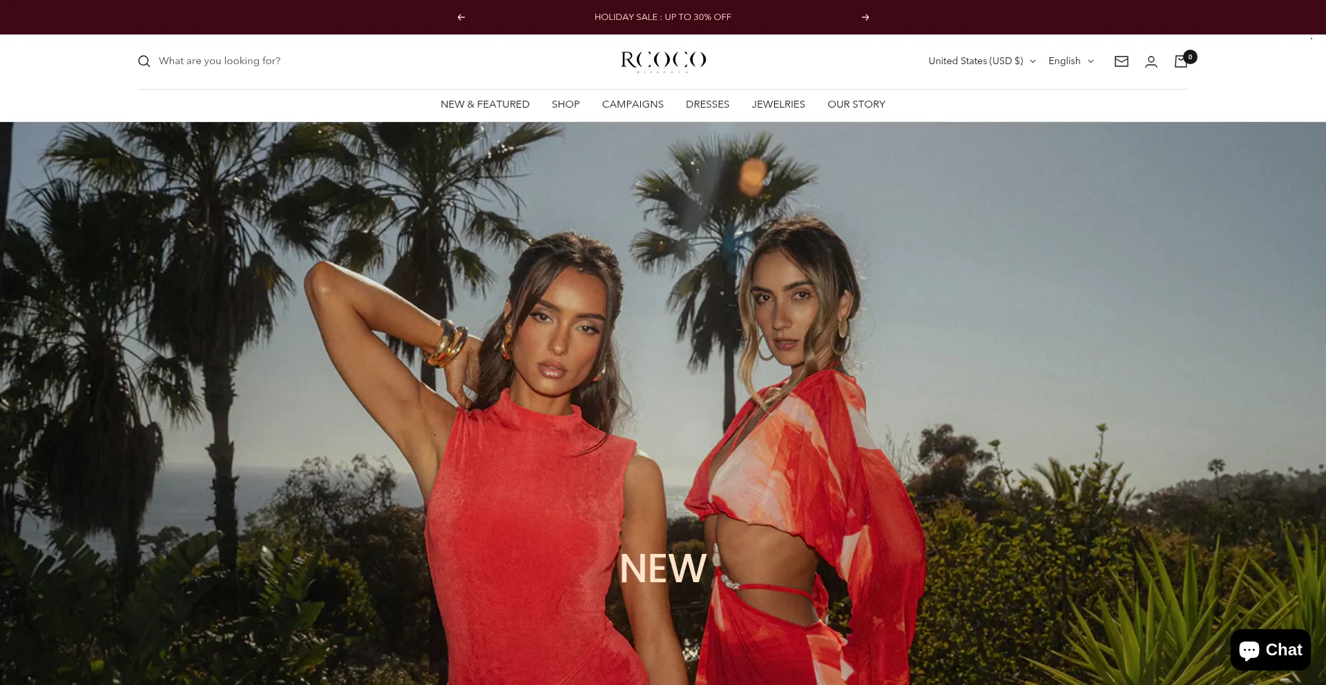 Website screenshot of Rivacoco.com
