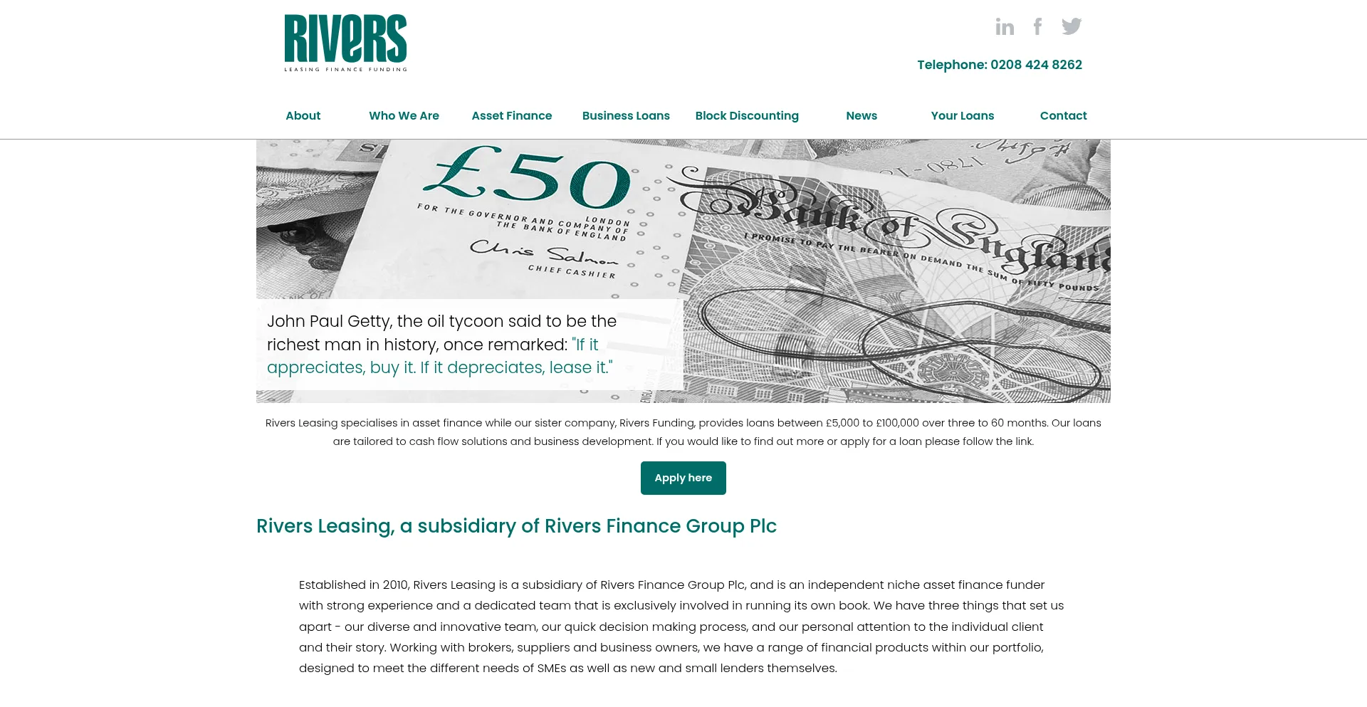 Riversleasing.com