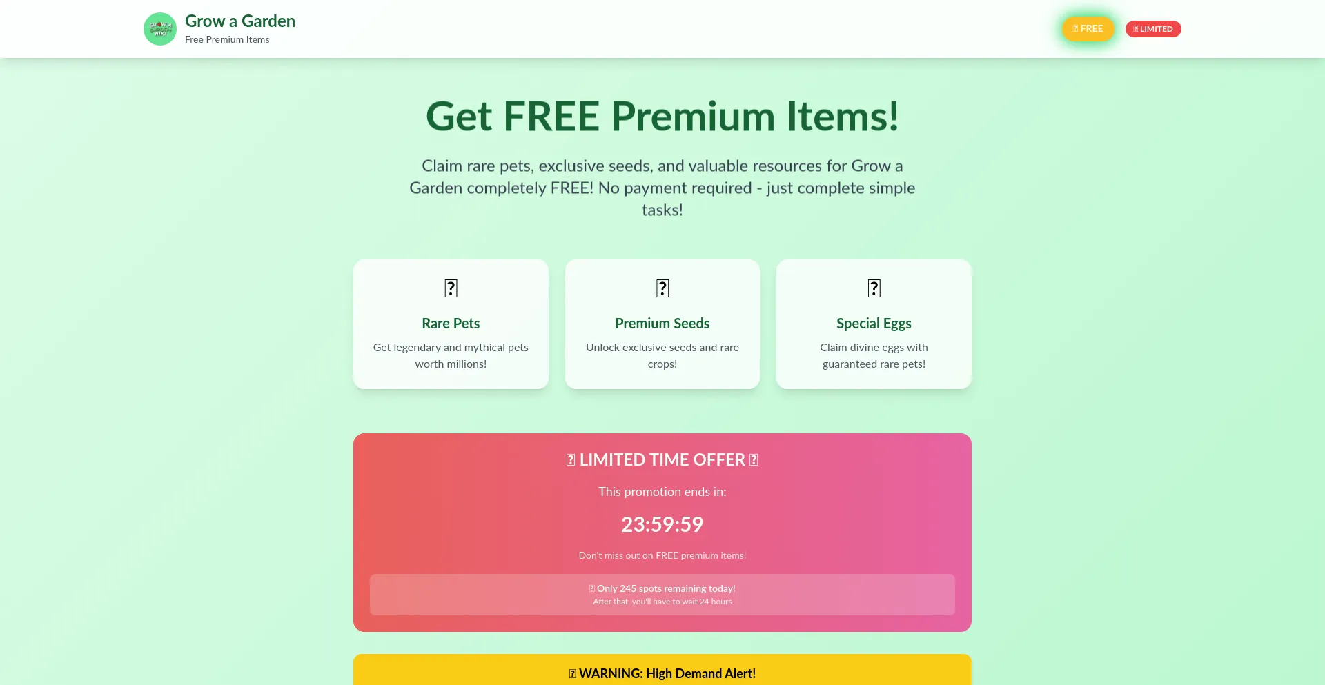 Website screenshot of Rob25.us