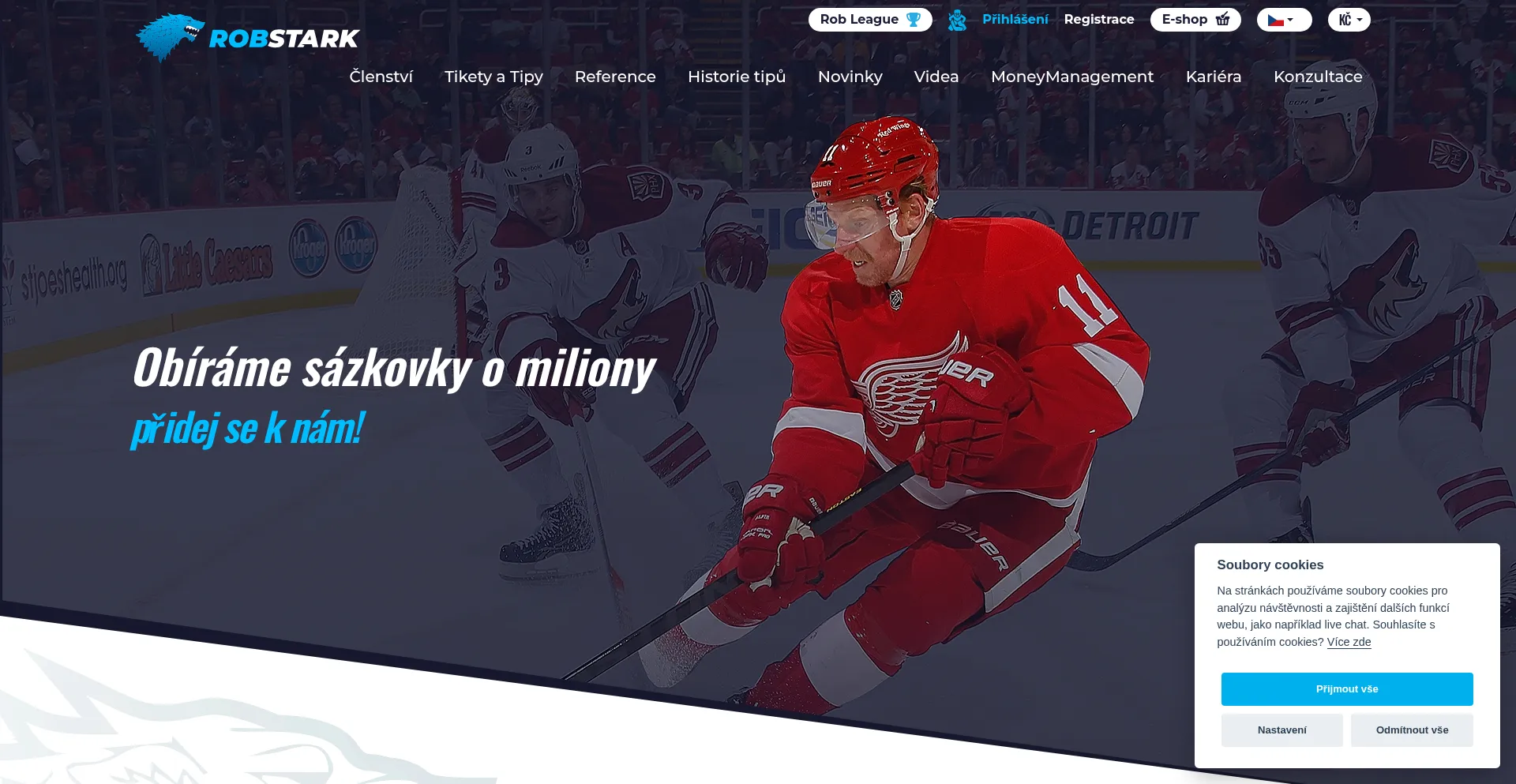 Website screenshot of Robstark.cz