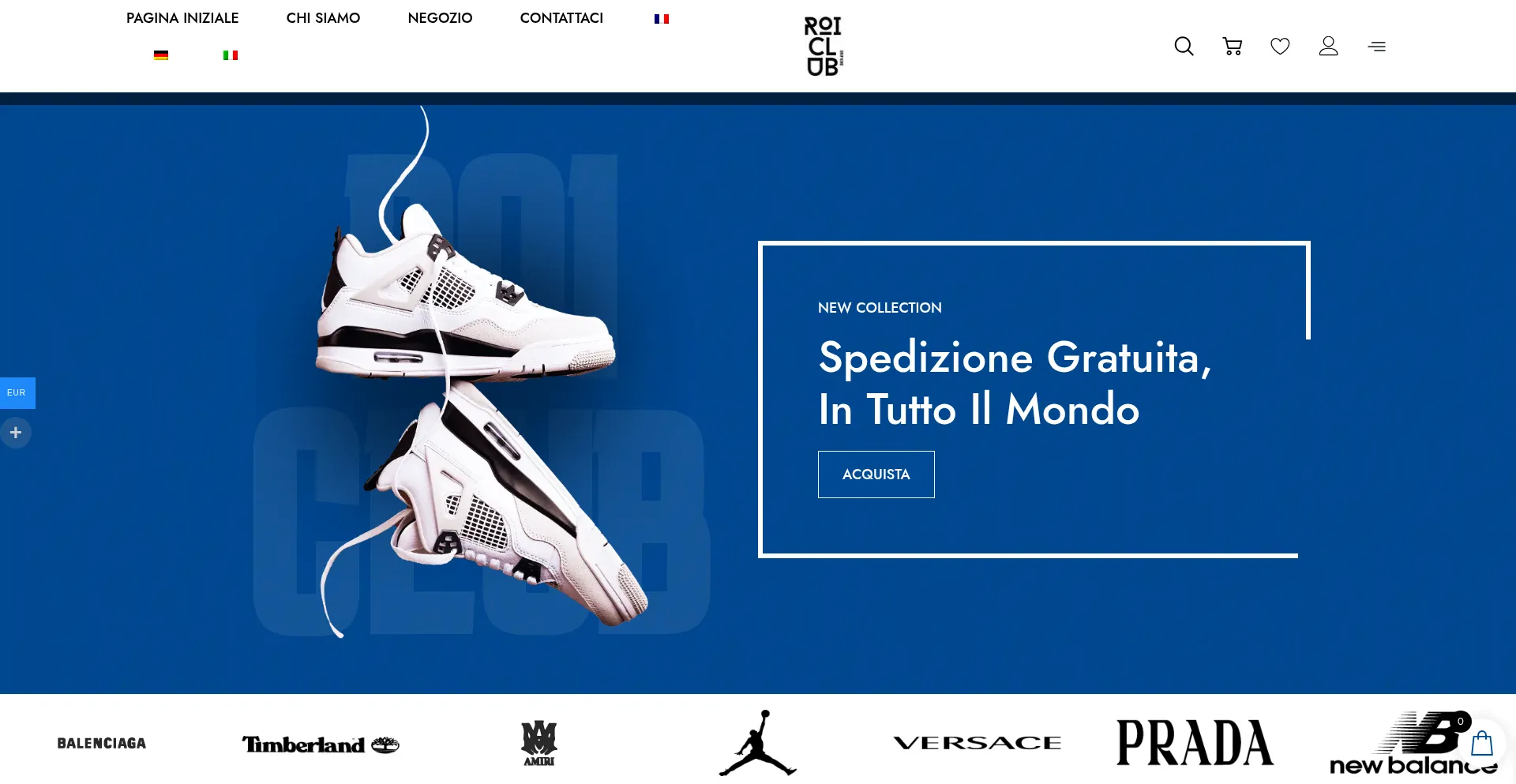Website screenshot of Roi-club.store