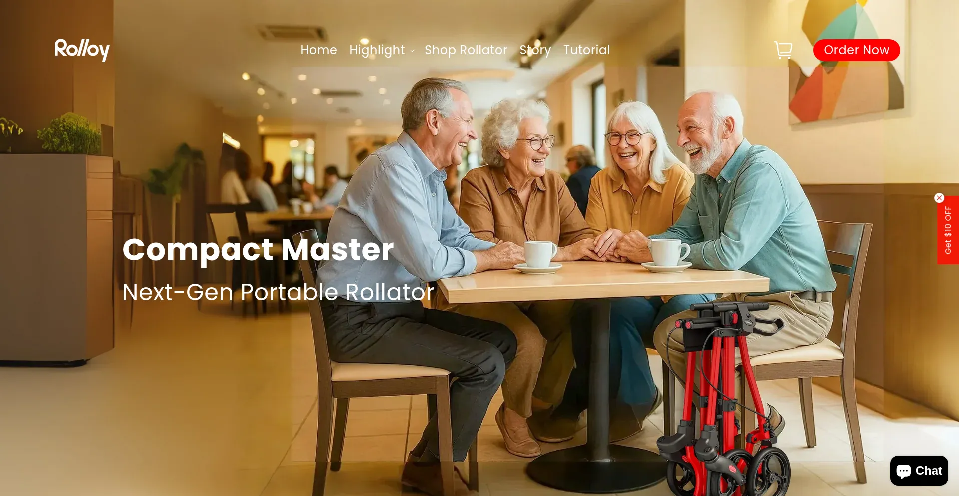 Website screenshot of Rolloy.com