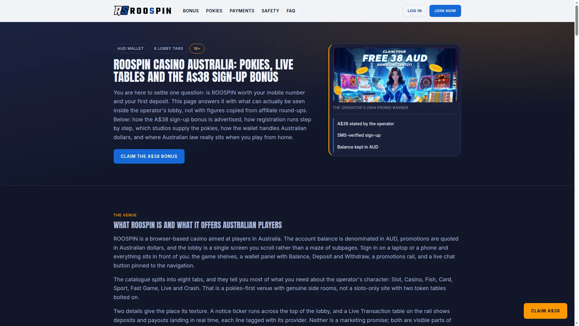 Roospin-pokies.com