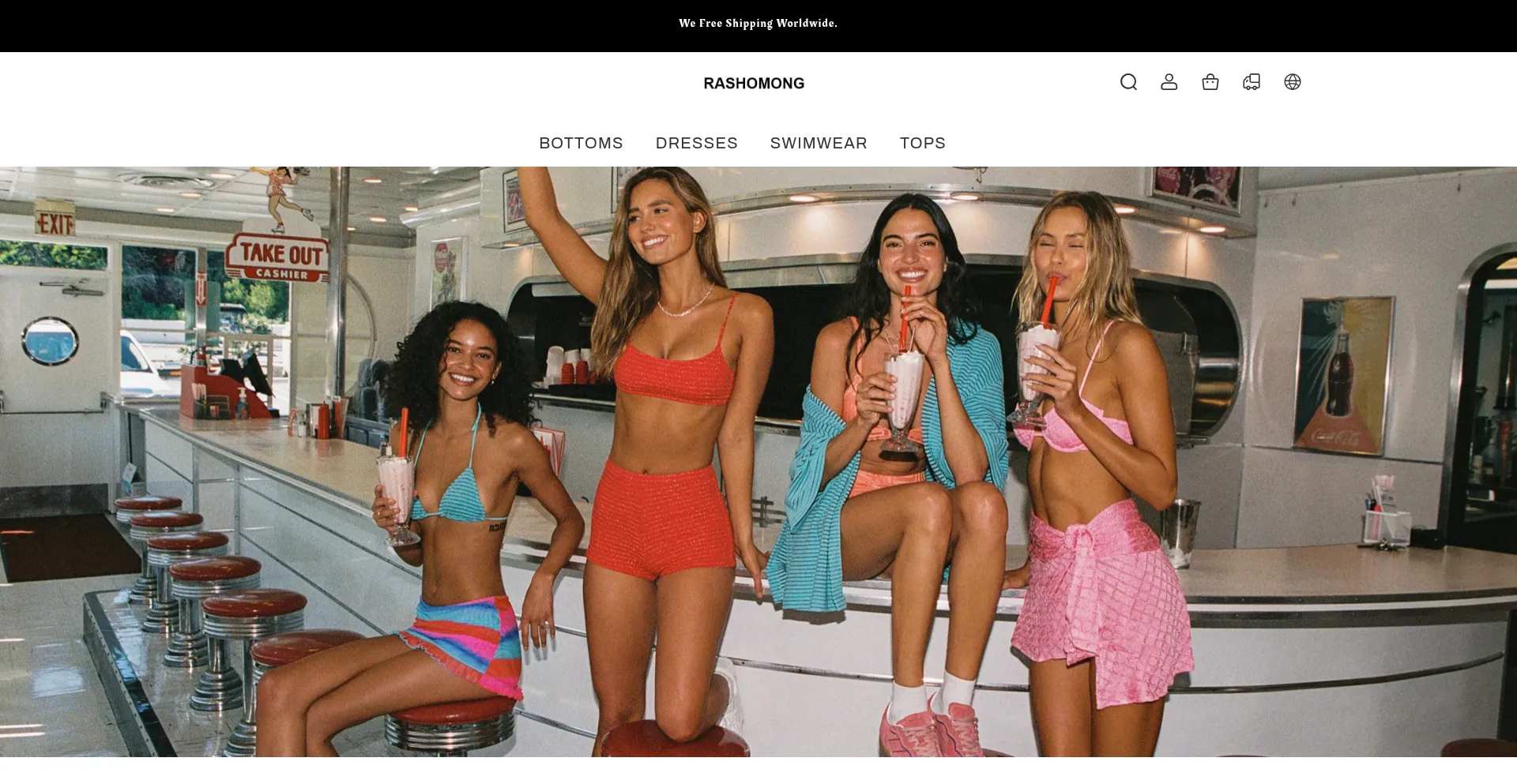 Website screenshot of Roshomong.click