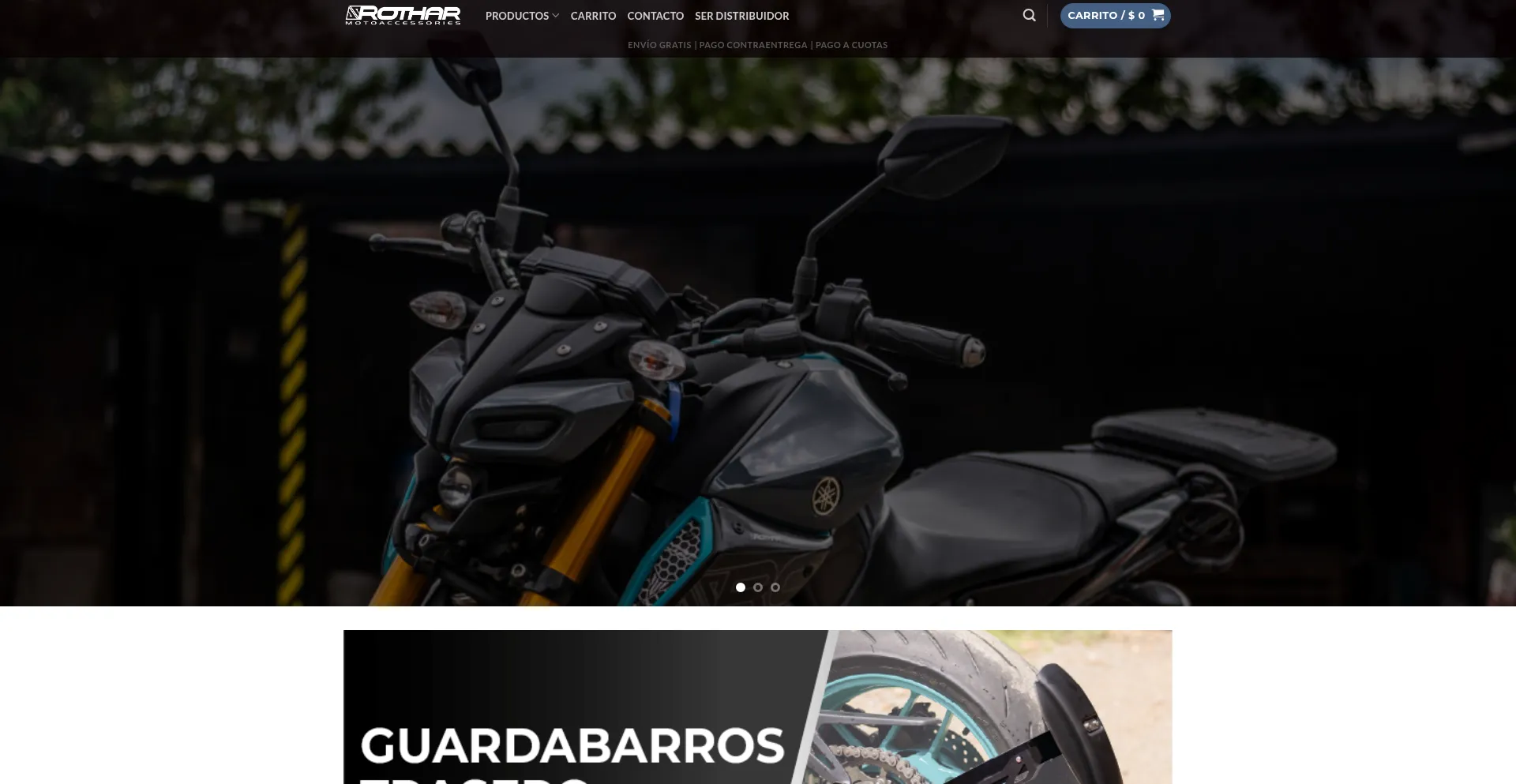 Website screenshot of Rothar.co