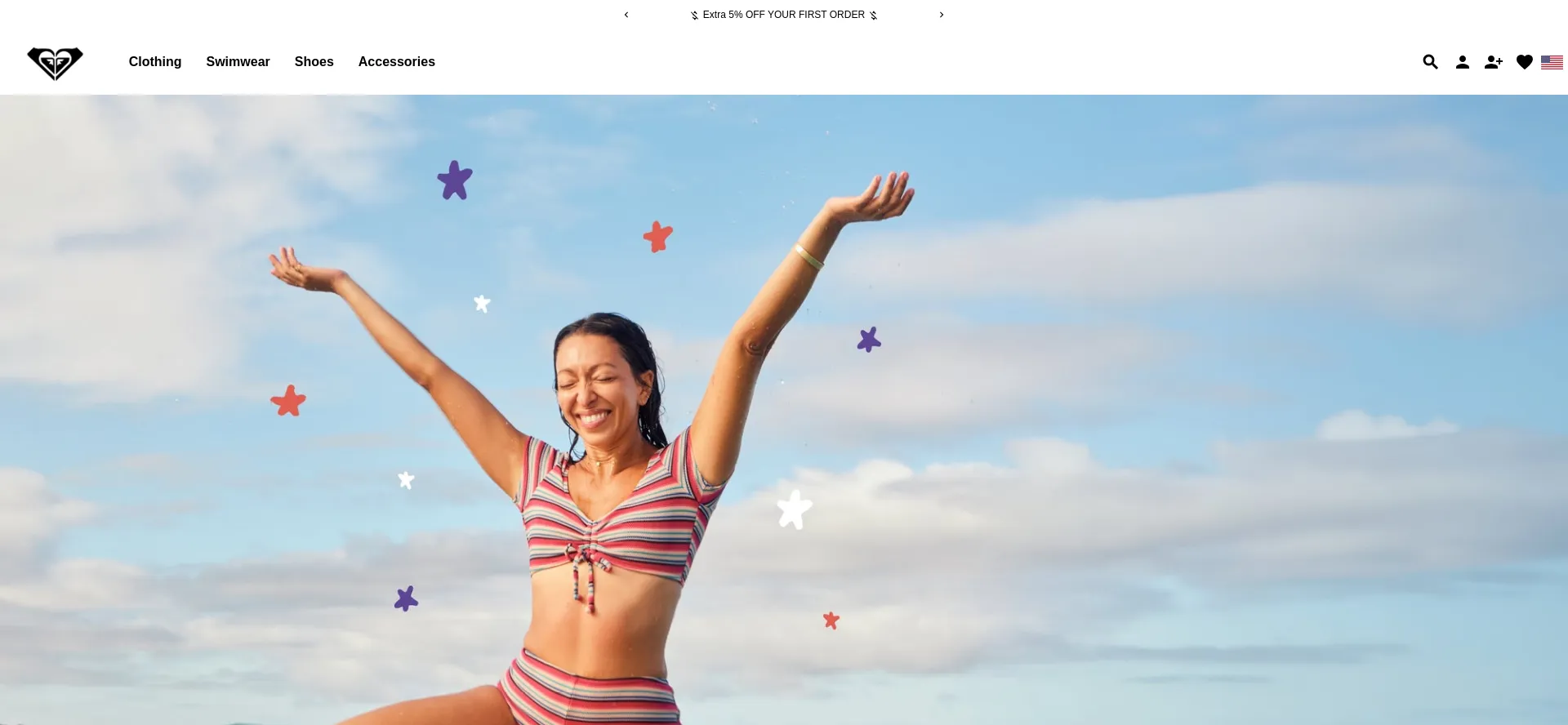 Website screenshot of Roxyoutletusa.com