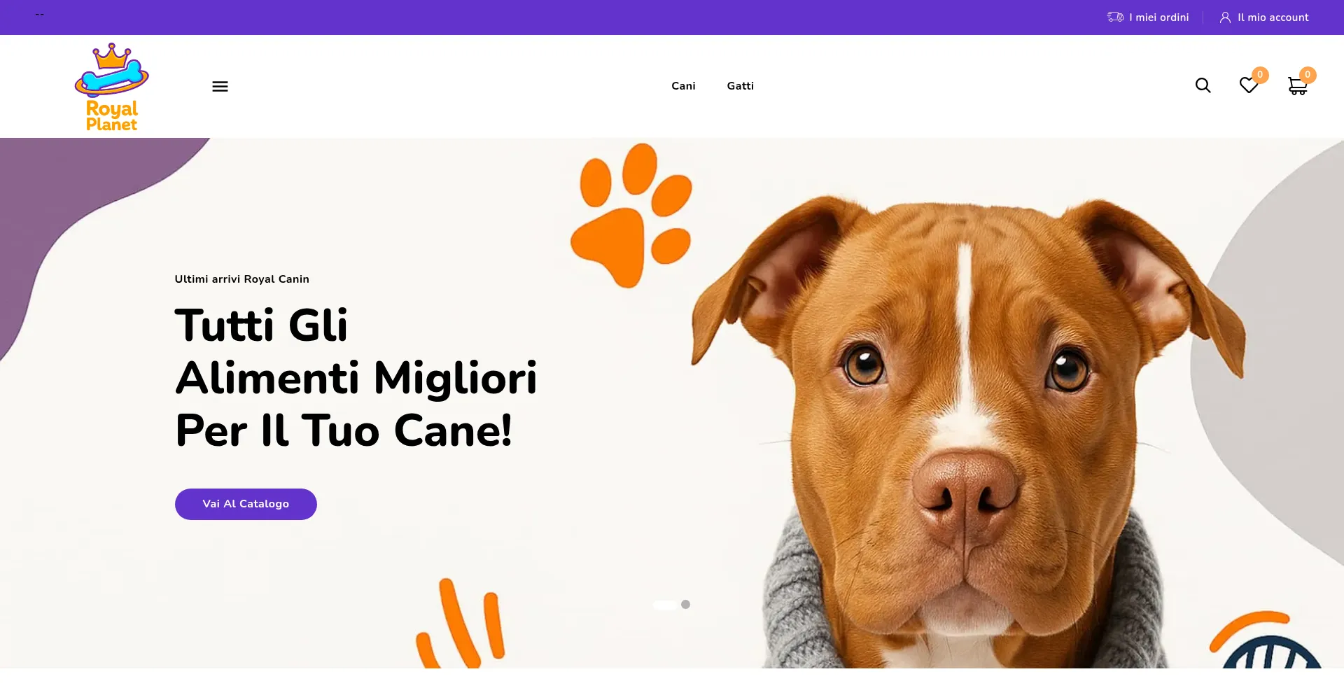 Website screenshot of Royal-planet.com