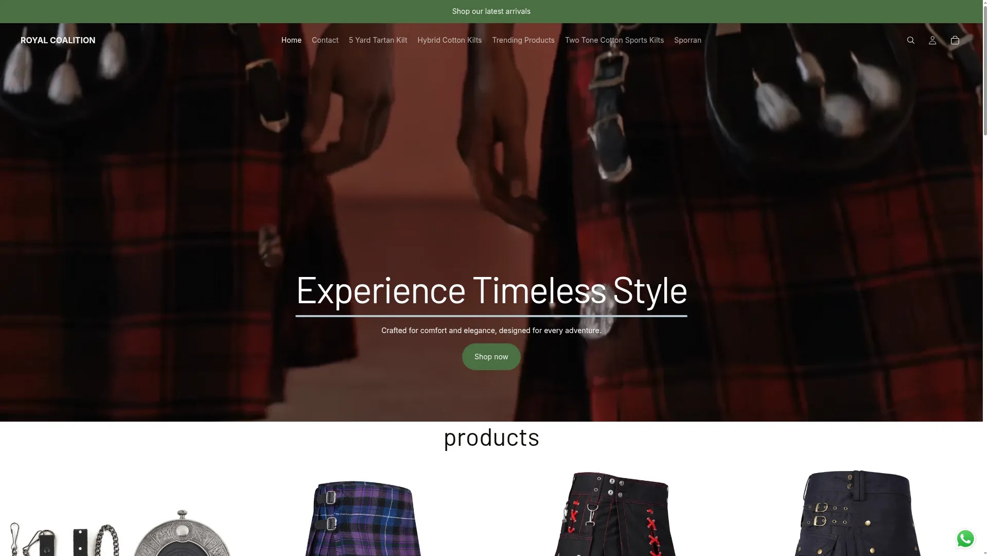 Royalcoalitionkilts.com