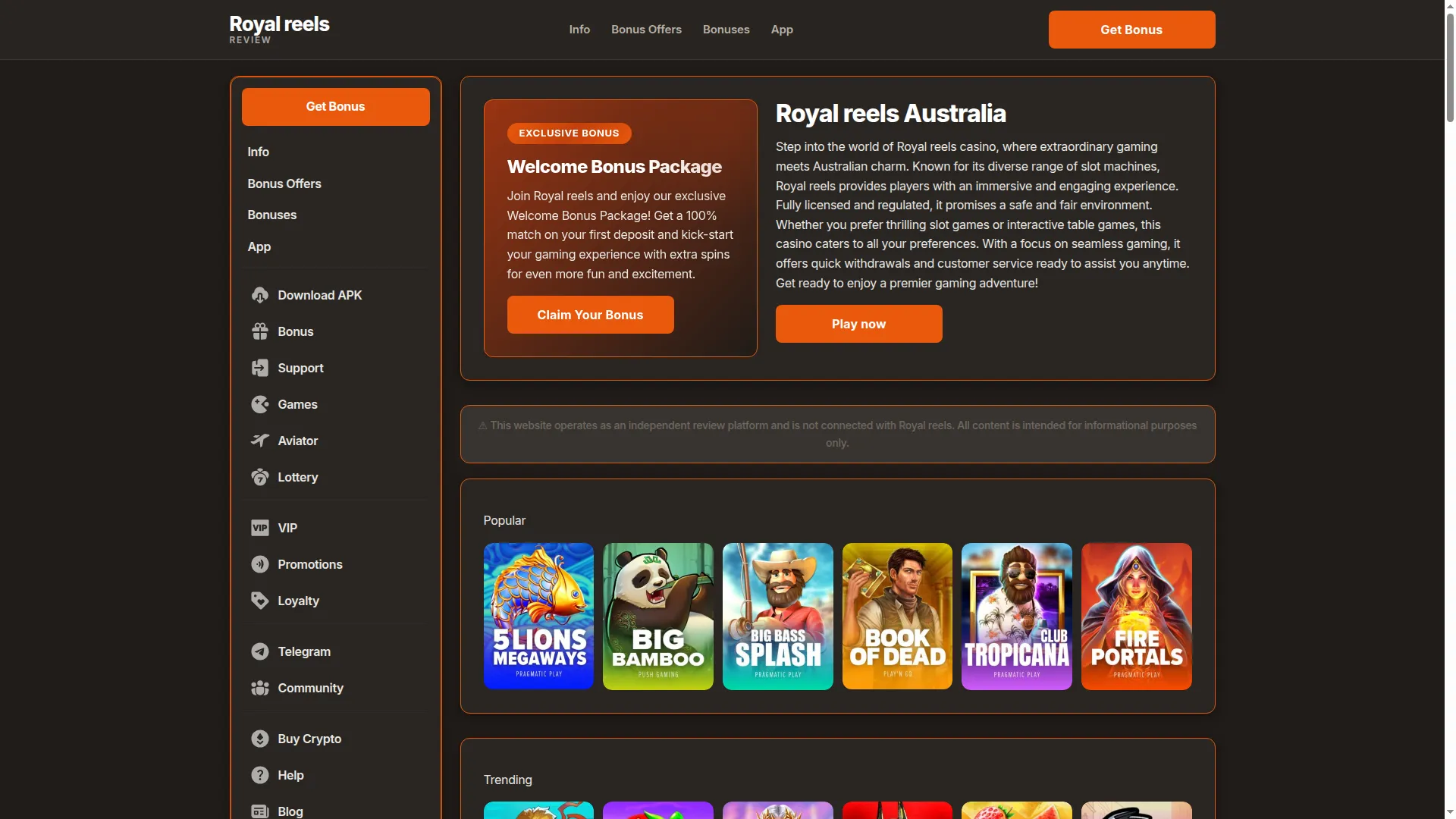 Royalreelsaustralia.org