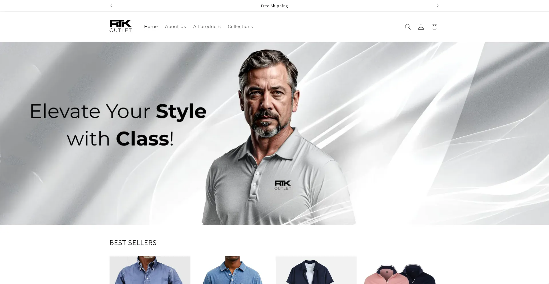 Website screenshot of Rtkoutlets.com