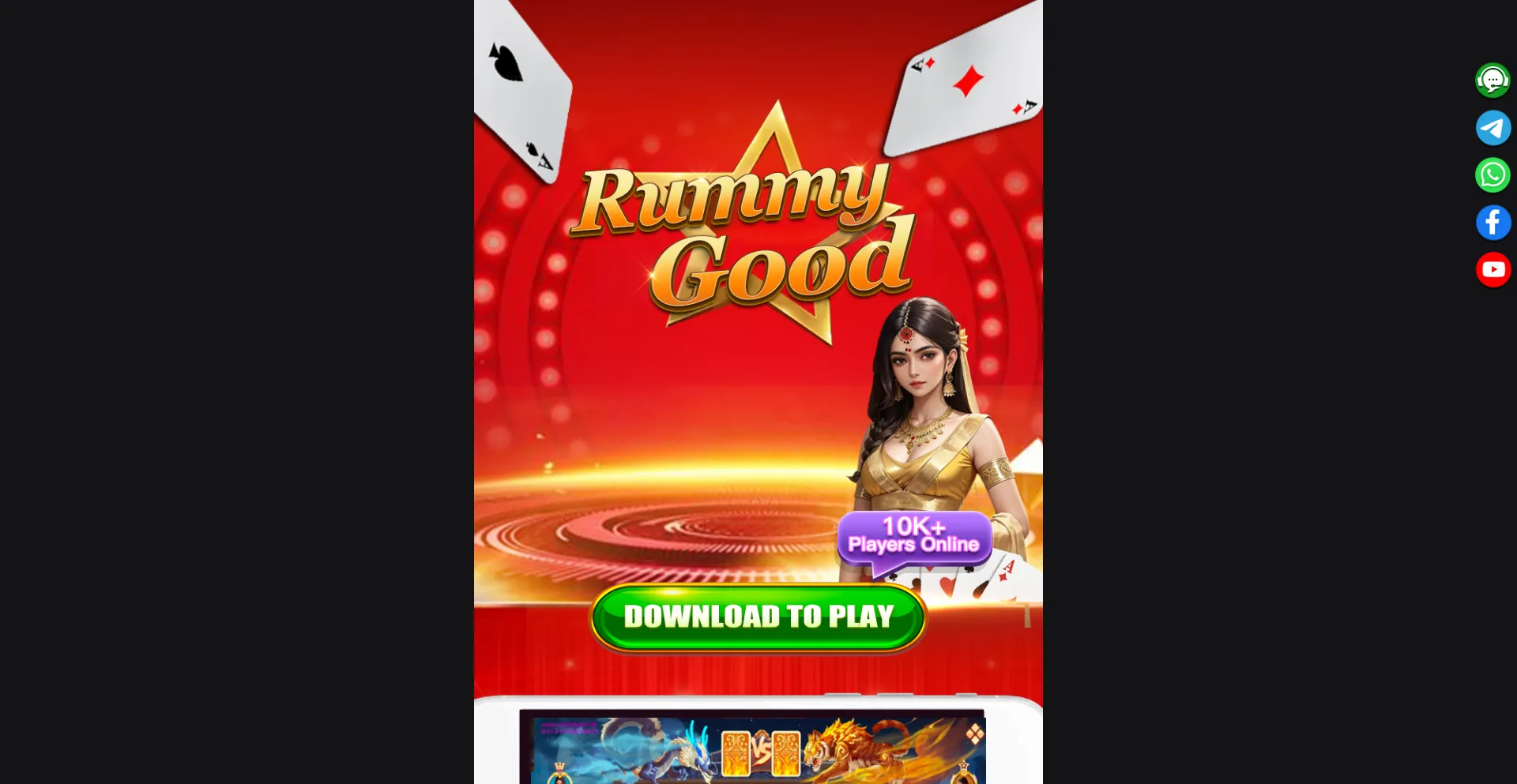 Website screenshot of Rummygoodp.com
