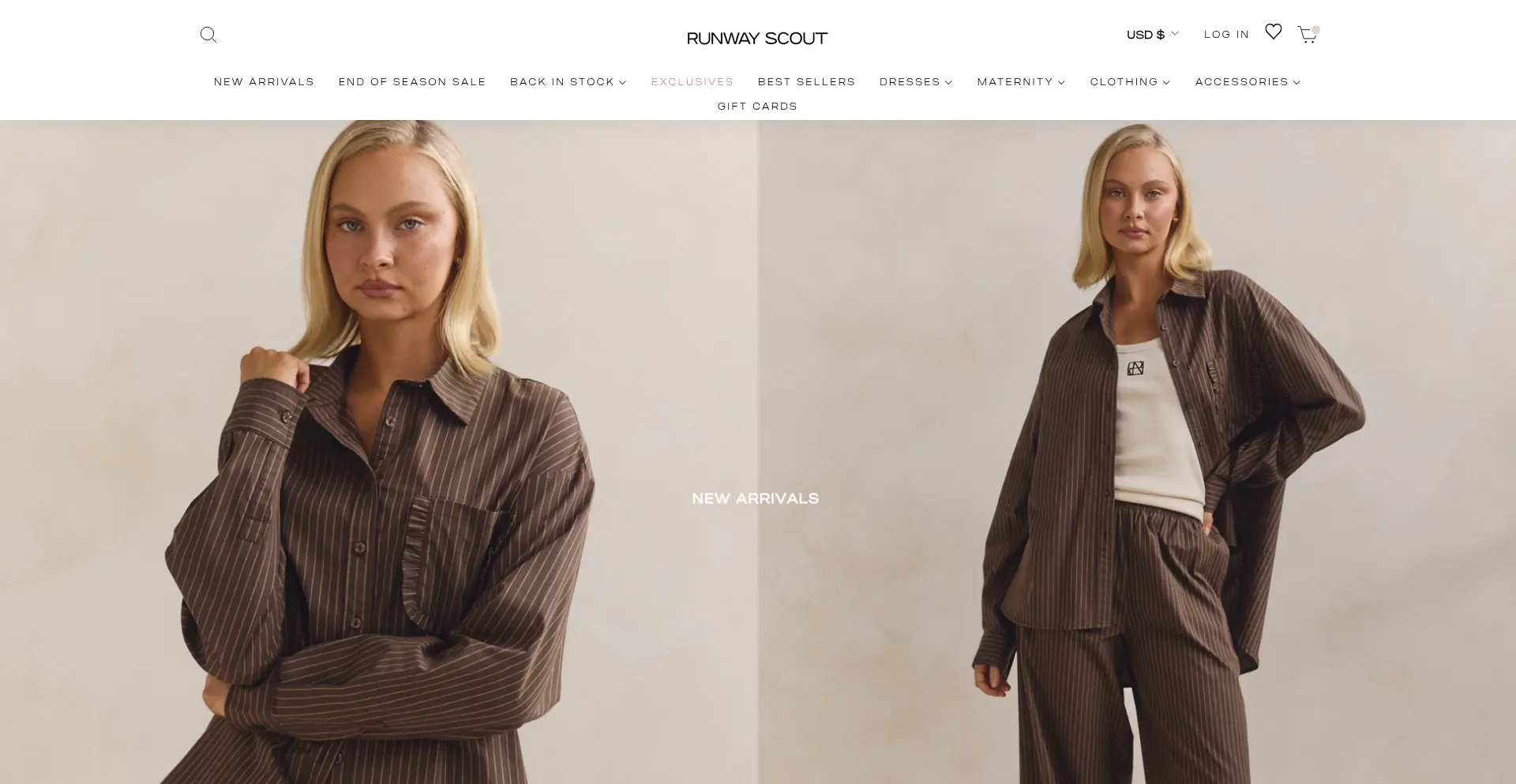 Website screenshot of Runwayscout.com