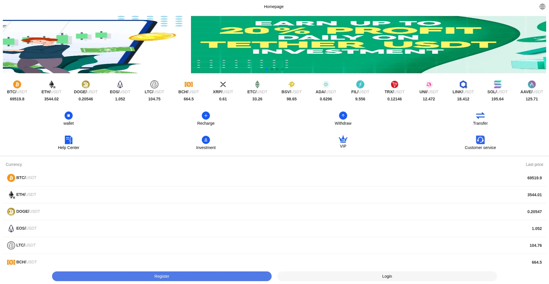 Website screenshot of Rxminer.online