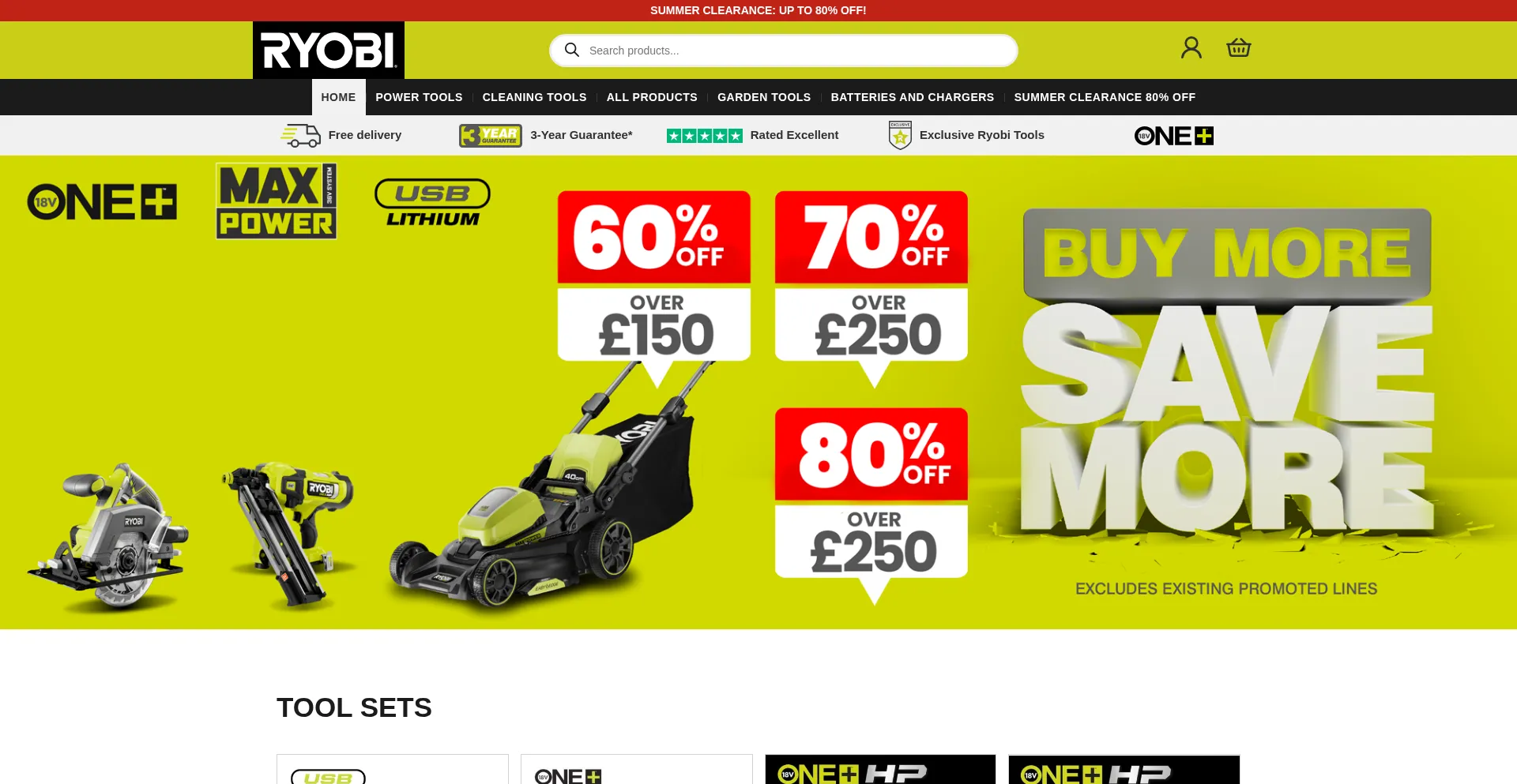 Website screenshot of Rybstores.xyz