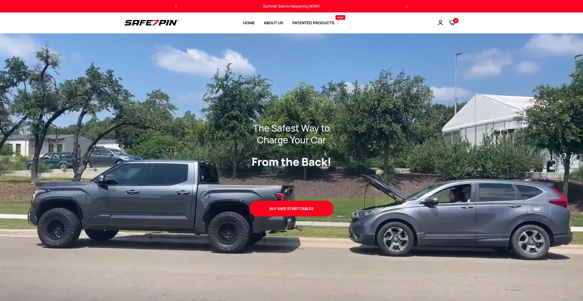 Website screenshot of Safe7pin.com