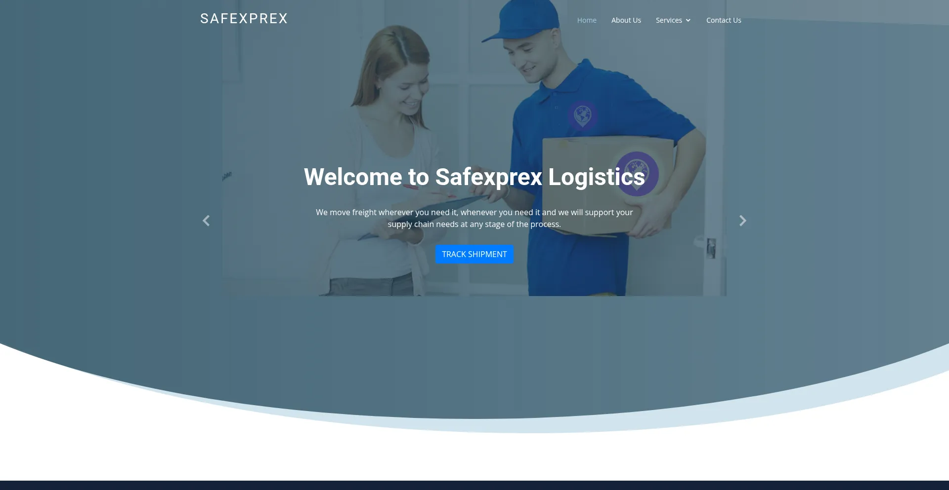 Website screenshot of Safexprex.com