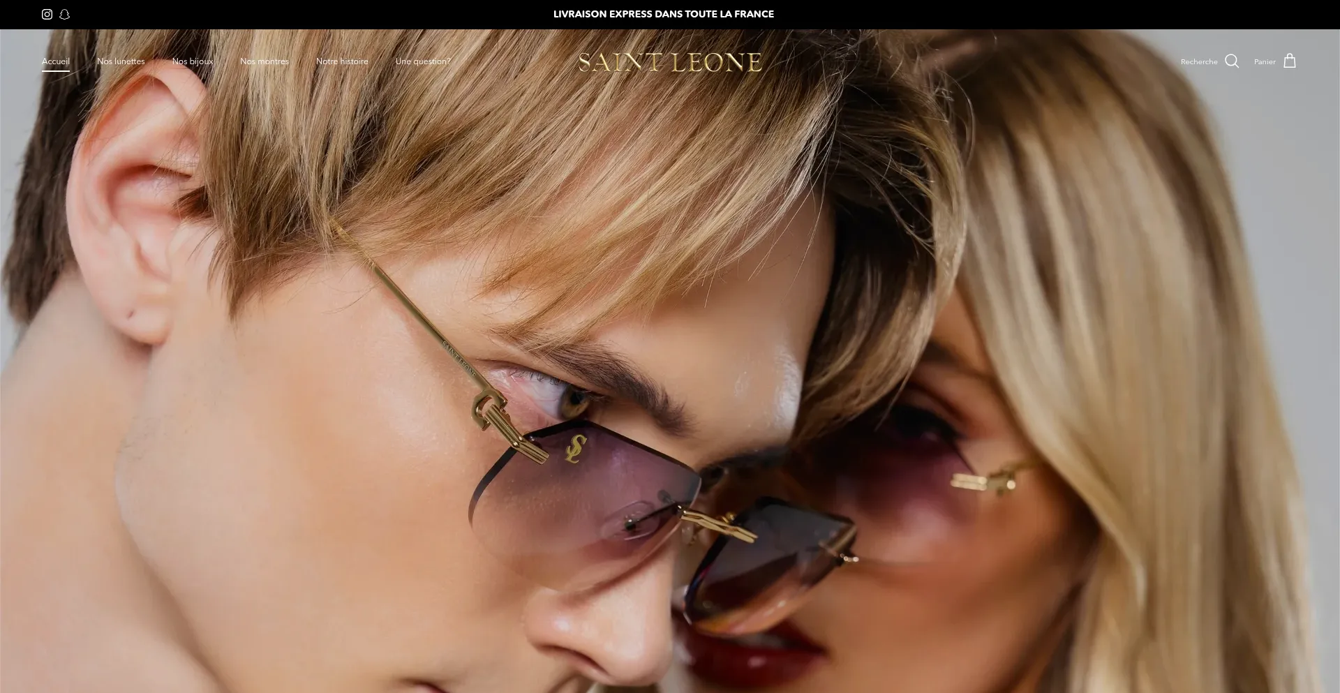 Website screenshot of Saint-leone.com
