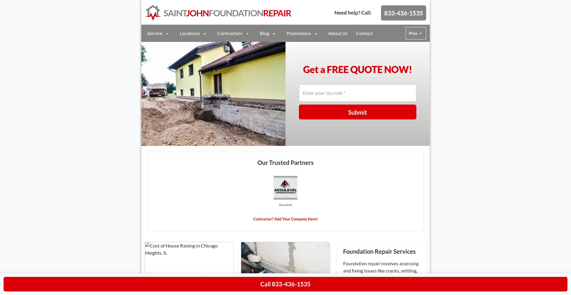 Saintjohnfoundationrepair.com