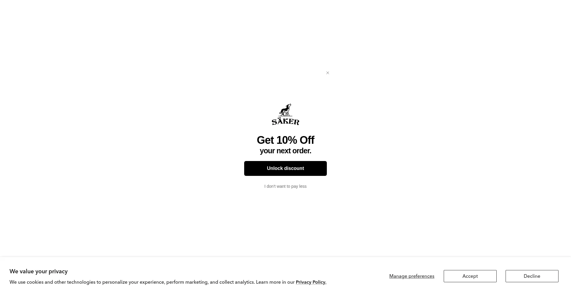 Website screenshot of Sakercanine.com