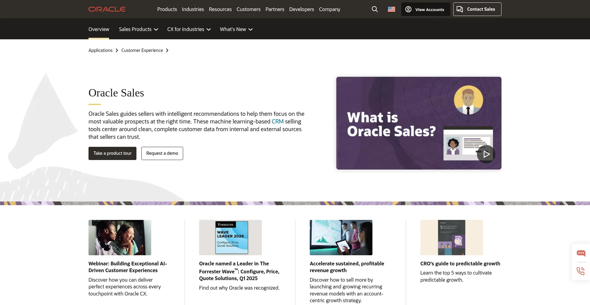 Website screenshot of Sales.com