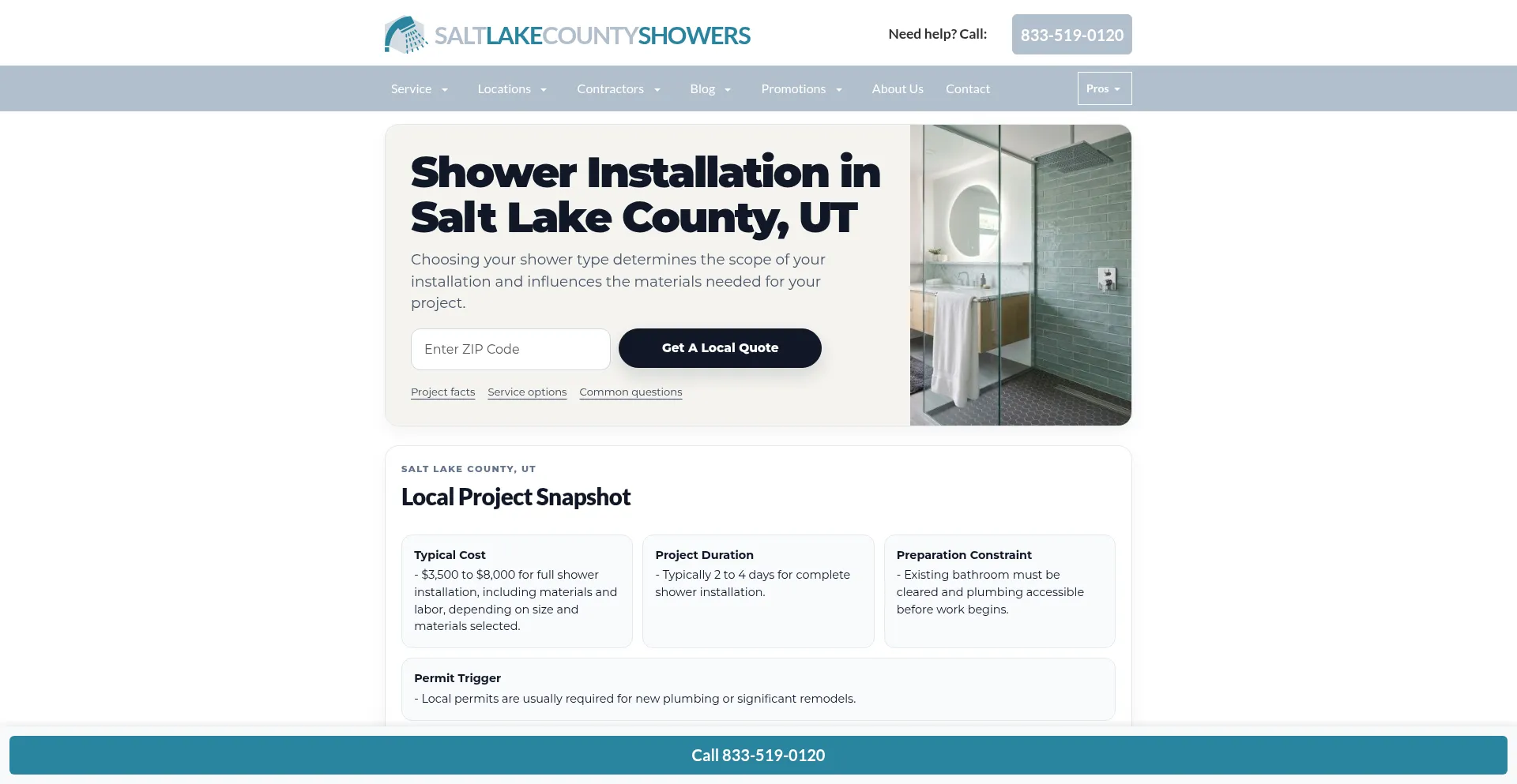 Saltlakecountyshowers.com