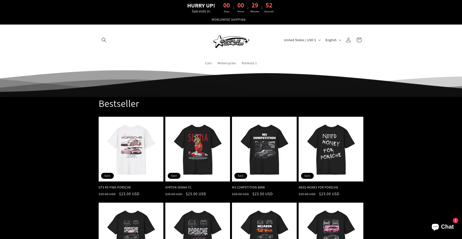 Samplecars.store