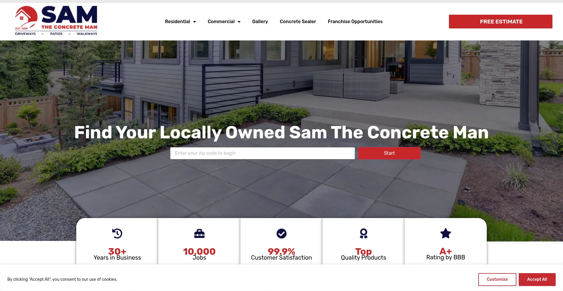 Samtheconcreteman.com