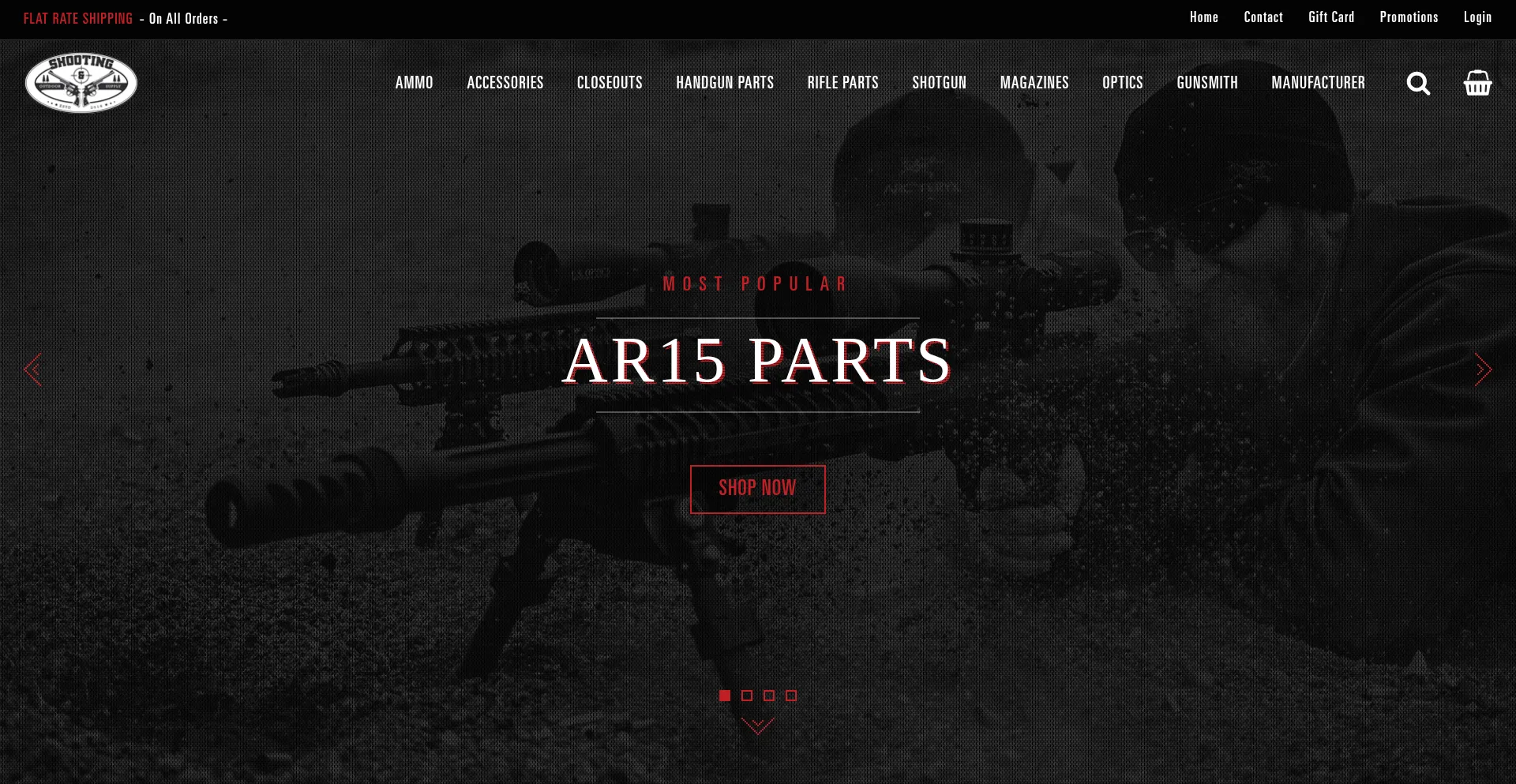 Website screenshot of Saosupply.com