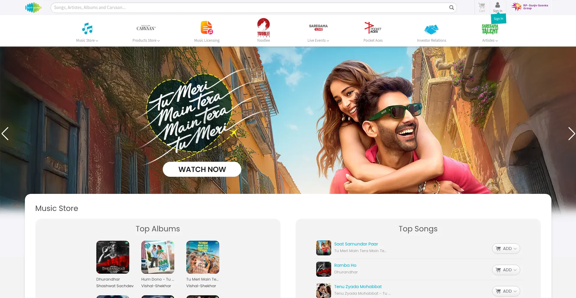 Saregama.com