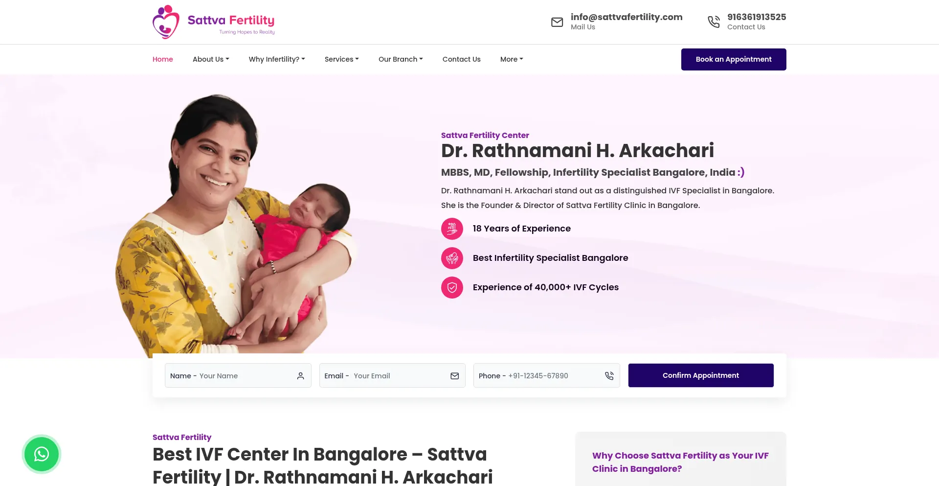 Sattvafertility.com