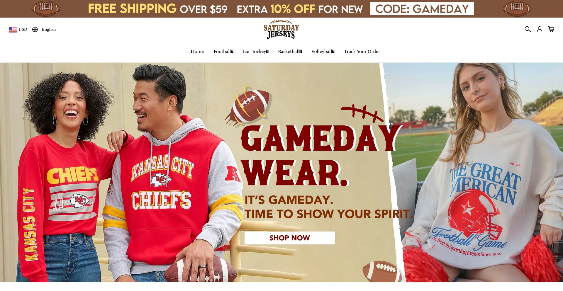 Saturdayjerseys.com