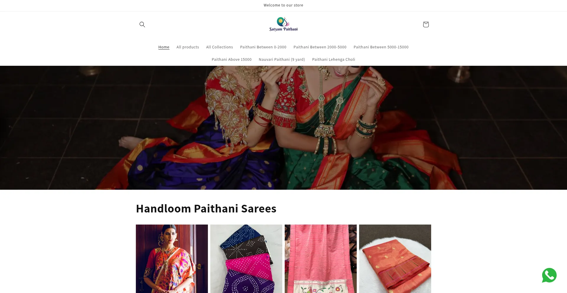 Website screenshot of Satyampaithani.com
