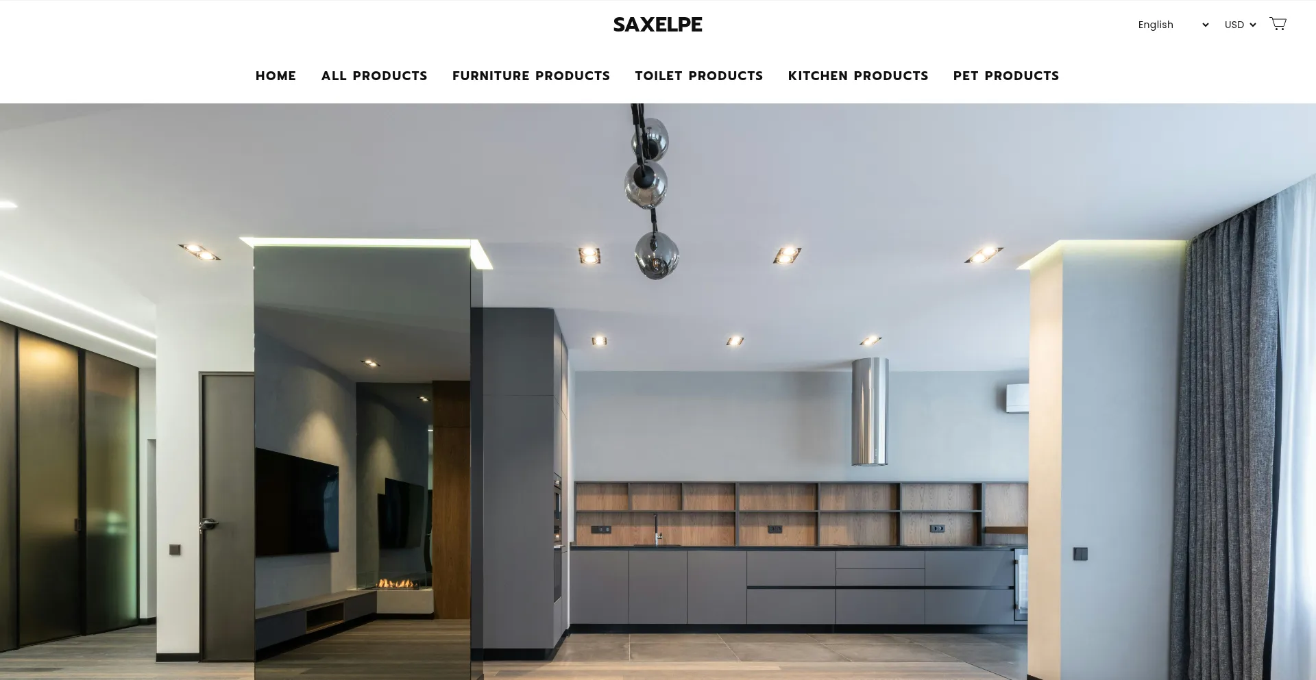 Website screenshot of Saxelpe.com